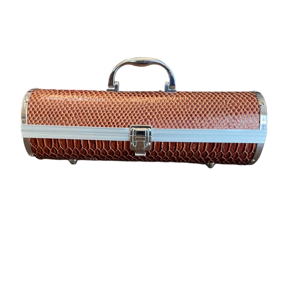 Faux Leather/Croc Handbag
